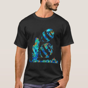 Camiseta Peixe Blue Angels Arte por Sharon Cummings