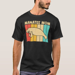 Camiseta Peixe-boi Fofo Para Mãe Mulheres Vaca Marinha Peix