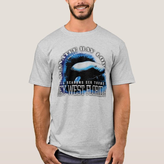 Camiseta peixe-boi Key West (Frente)