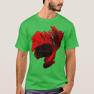 Camiseta Peixe bonito de Meia Lua-Mata Betta