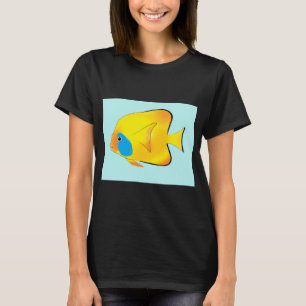 Camiseta Peixe Borboleta Amarelo