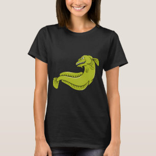 Camiseta Peixe Burbot Cartoon Irritado