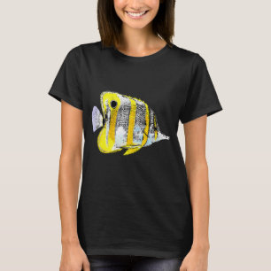 Camiseta Peixe-Butterfly Copperband Preto Design Alternativ