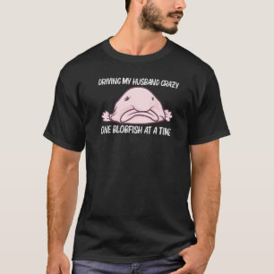 Camiseta Peixe-Cabra Para Mulheres Mamãe Peixe Profundo Zoo