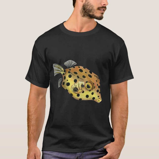 Camiseta Peixe Caixa Manchado (Frente)