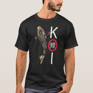 Camiseta Peixe Carpa Koi Mandala Nishikigoi