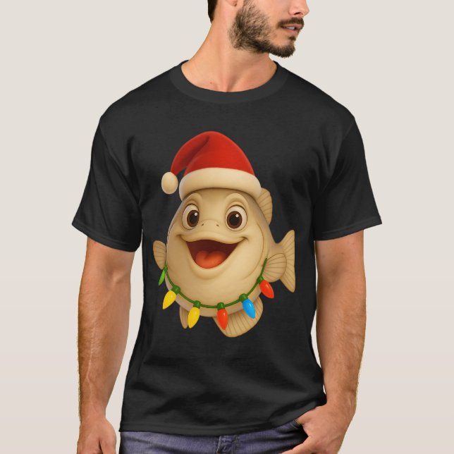 Camiseta Peixe Castanheta de Natal (Frente)