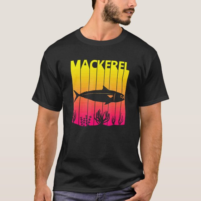 Camiseta Peixe Cavala Retro (Frente)