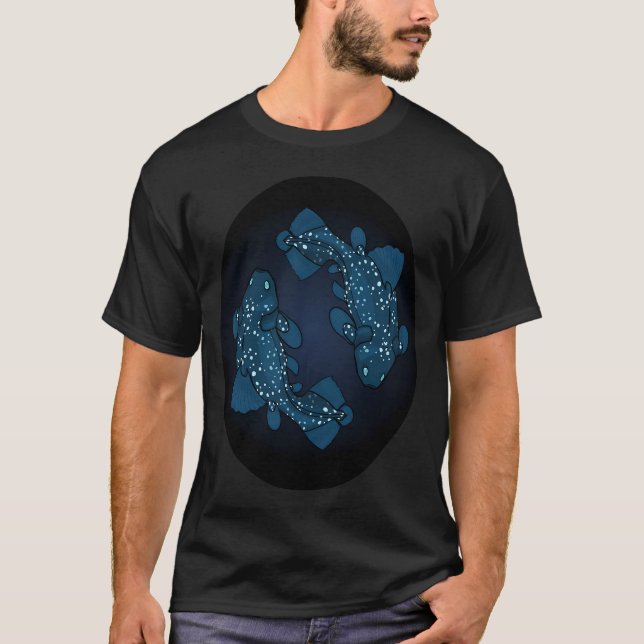 Camiseta Peixe Celacanto Bentônico de Águas Profundas (Frente)