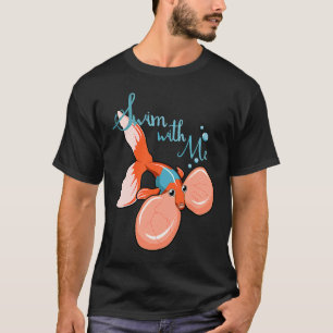 Camiseta Peixe Celestial Olho de Bolha Dourado