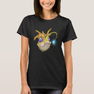 Camiseta Peixe Ceratóide Pastel Góthico Criatura do Mar Pro