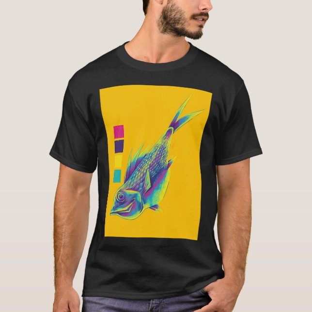Camiseta peixe CMYK (Frente)
