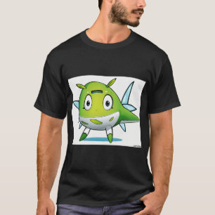 Camiseta peixe-cobra channa versão balinesa de ornamento