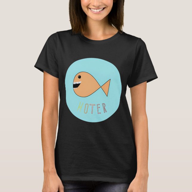 Camiseta Peixe com dentes (Frente)