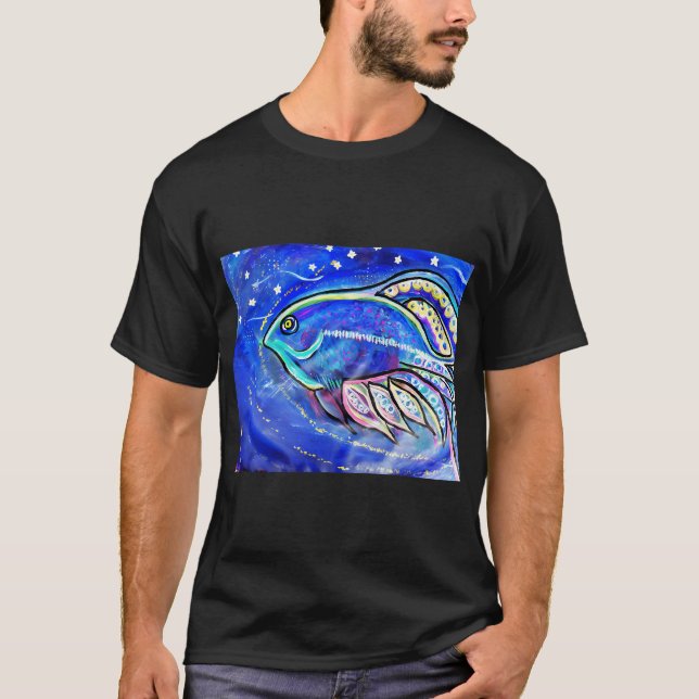 Camiseta Peixe Cósmico (Frente)