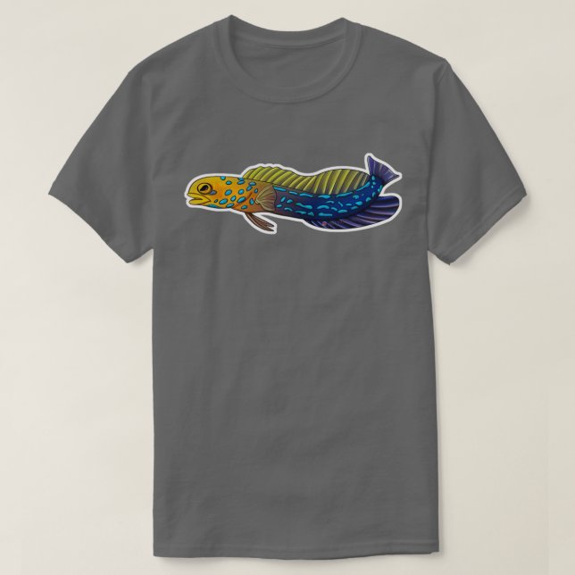 Camiseta peixe de água salgada (Frente do Design)