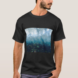 Camiseta Peixe de aquário de recife de água salgada Tang Am