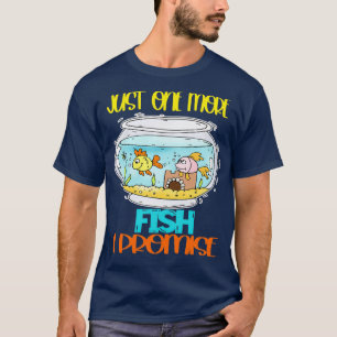 Camiseta Peixe de Aquário Só Mais Um Peixe Que Prometo