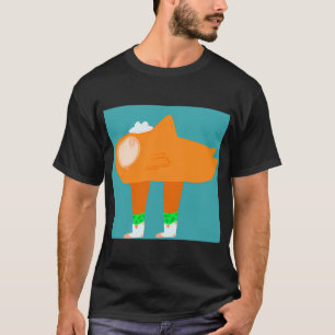 Camiseta Peixe de botas, Personagem de desenho animado de p