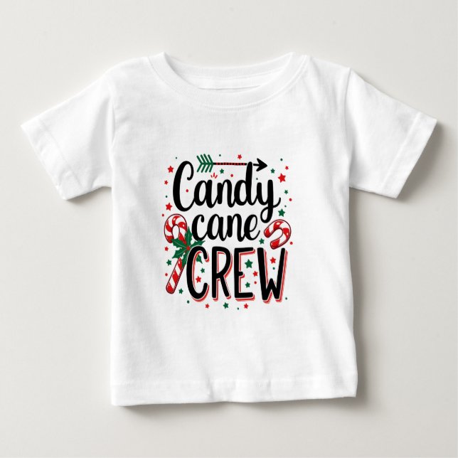 Camiseta Peixe de canas doce Feriado de Natal (Frente)