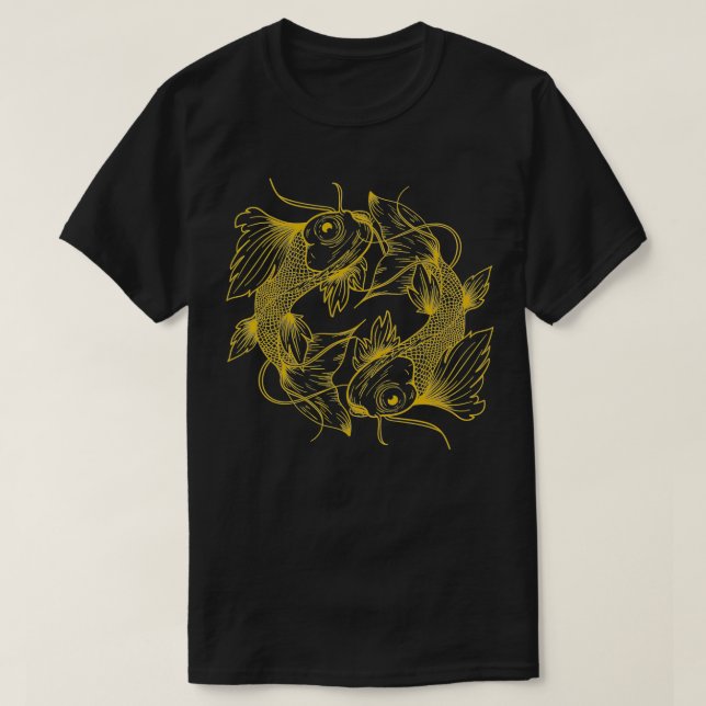 CAMISETA PEIXE DE CARPÃO KOI JAPONÊS (Frente do Design)