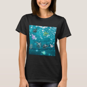 Camiseta Peixe de Desenho Animado
