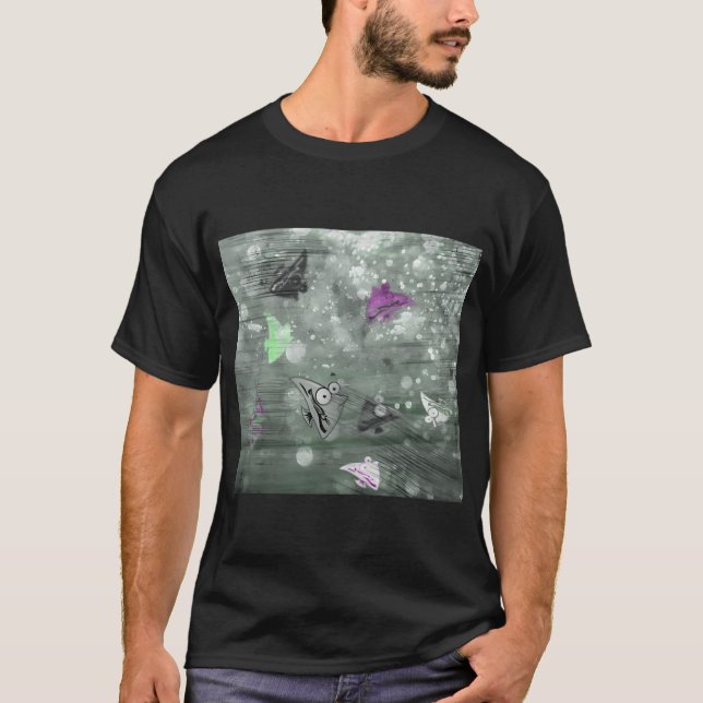 Camiseta Peixe de Desenho Animado (Frente)