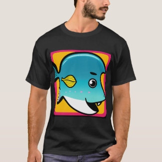 Camiseta Peixe de Desenho Animado