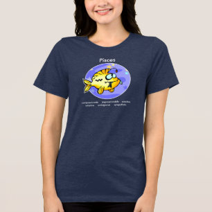 Camiseta Peixe de Peixes de desenho animado comendo peixe