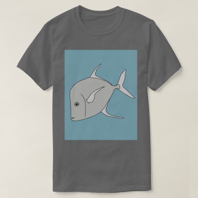 Camiseta Peixe de Pesquisa (Frente do Design)