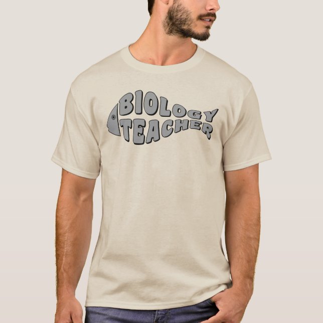 Camiseta Peixe de Professores de Biologia (Frente)