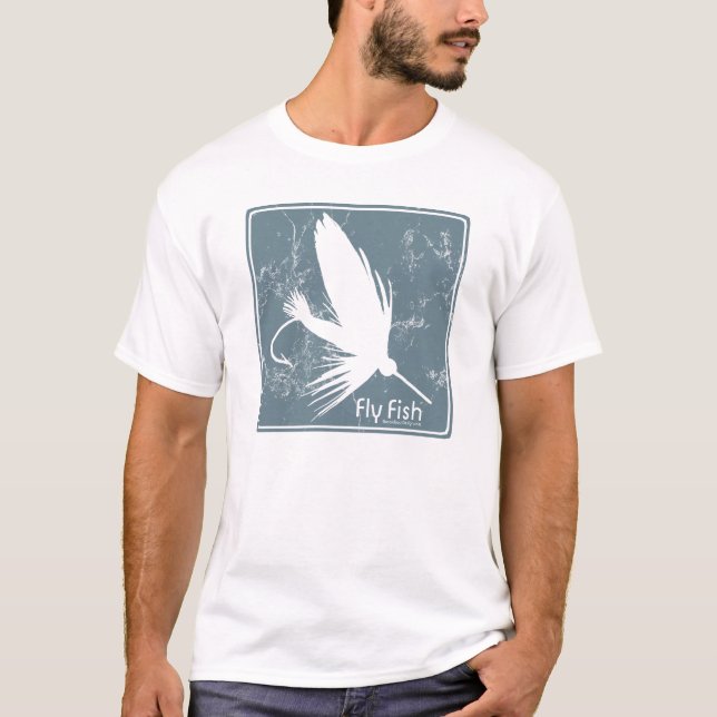 Camiseta Peixe de Voo Azul (Frente)