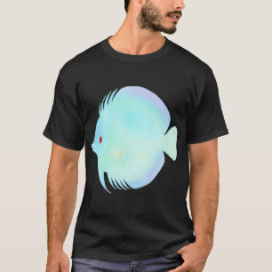 Camiseta Peixe Disco Diamante Azul