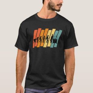 Camiseta Peixe Disco Evolução do Aquário