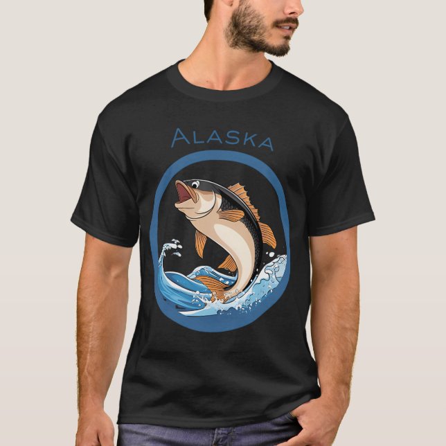 Camiseta peixe do alasca (Frente)