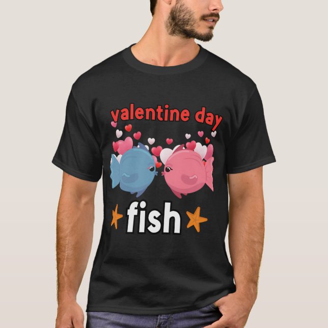 Camiseta peixe do dia dos namorados (Frente)