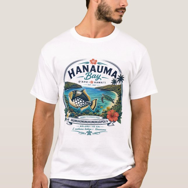 Camiseta Peixe do Estado do Havaí (Frente)