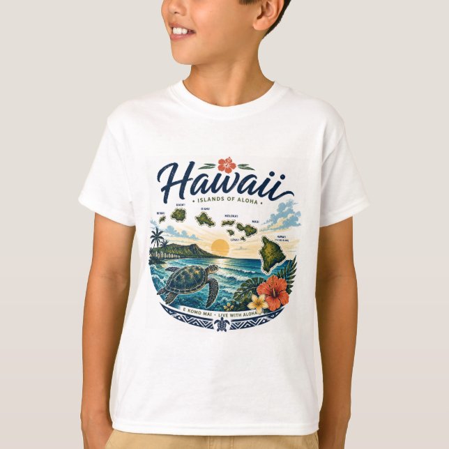 Camiseta Peixe do Estado do Havaí (Frente)