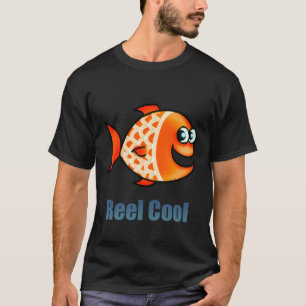 Camiseta Peixe do Oceano Fofo com Rosto Engraçado