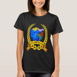 Camiseta Peixe dourado borboleta - preto