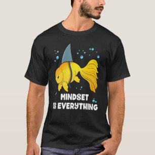 Camiseta Peixe Dourado Com Mentalidade De Peixe Criaturas M