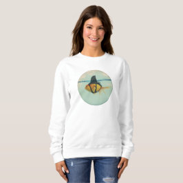 Camiseta Peixe Dourado com uma Barbatana de Tubarão