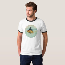 Peixe Dourado com uma Barbatana de Tubarão