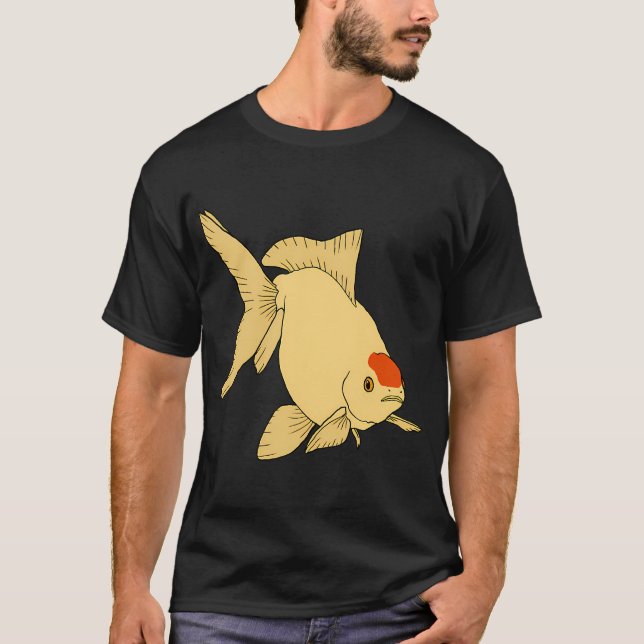 Camiseta Peixe Dourado Coroa Vermelha (Frente)