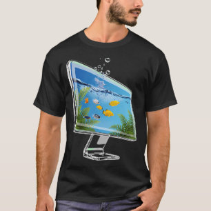 Camiseta Peixe Dourado de Olhos de Bolha