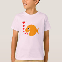 Peixe dourado de sorriso alegre feliz bonito dos