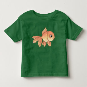 Camiseta Peixe dourado dos desenhos animados
