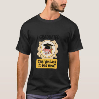 Camiseta Peixe Dourado Engraçado Graduação Graduado Vai Cam
