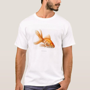 Camiseta Peixe dourado extravagante