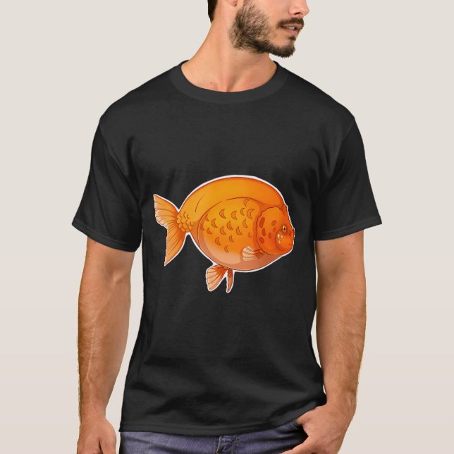 Camiseta Peixe Dourado Fantasia - Ranchu (Frente)